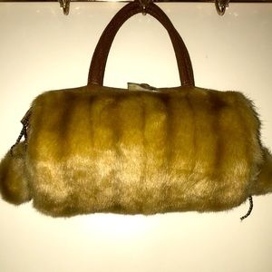 Faux fur bag